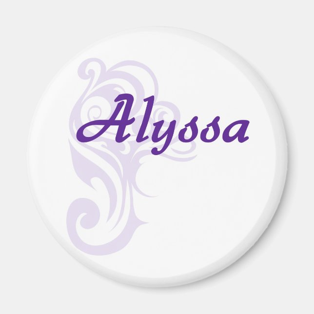 Imán Alyssa (Frente)