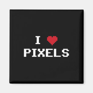 Imán Ama a los fans de los Pixels C64 Viento divertido 
