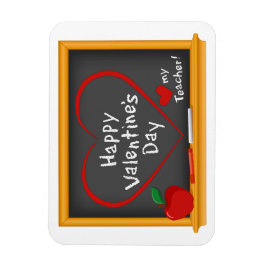 Imán ¡Ama A Mi Profesor! Feliz Día de San Valentín
