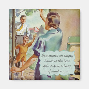 Imán Ama de casa retra