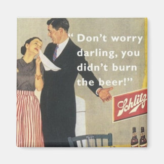 Imán ama de casa vintage