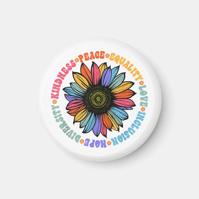 Imán Amabilidad Paz Igualdad Amor Esperanza Diversidad  (Frente)