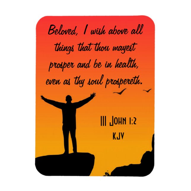 Imán Amado, que tu cuerpo y alma prosperen (Vertical)