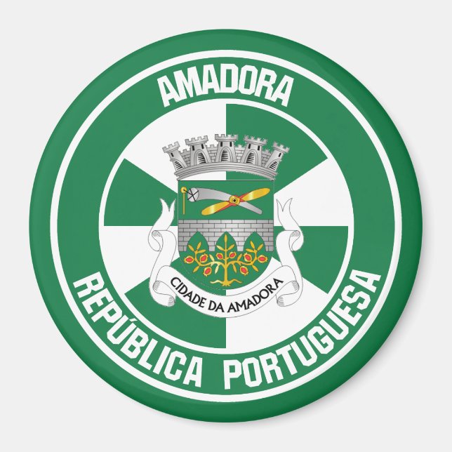 Imán Amadora Round Emblem (Frente)