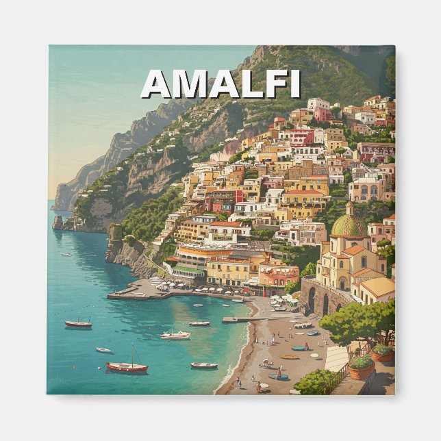 Imán Amalfi Italia (Frente)