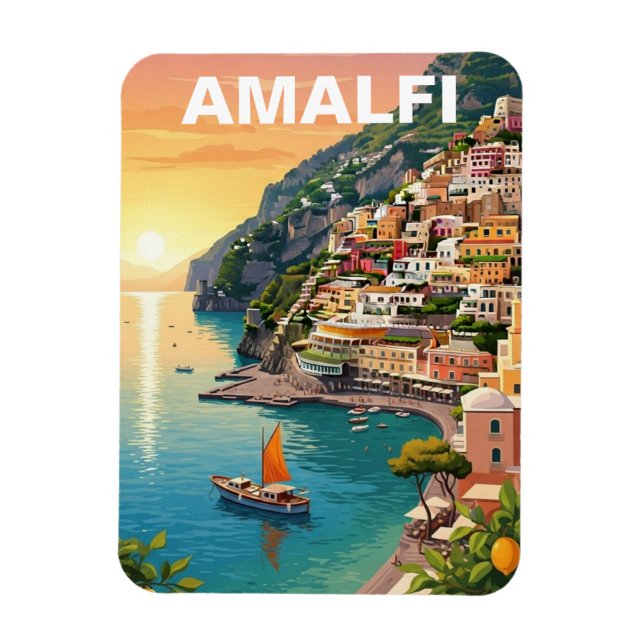 Imán Amalfi Italia (Vertical)
