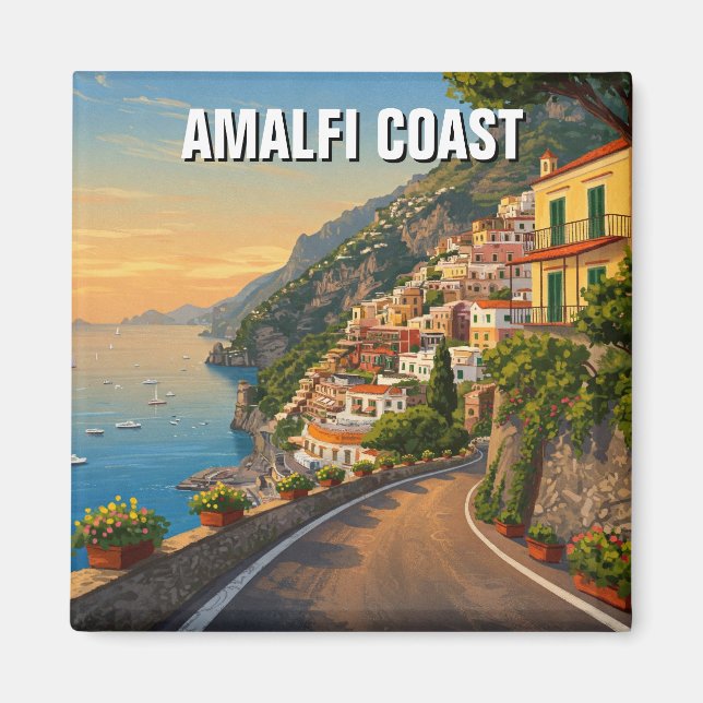 Imán Amalfi Italia (Frente)