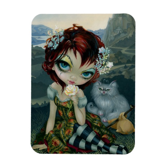 Imán "Amanda Palmer Tarot: El tonto" Flex Magnet (Vertical)