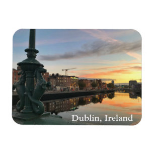 Imán Amanecer a lo largo del río Liffey en Dublín, Irla