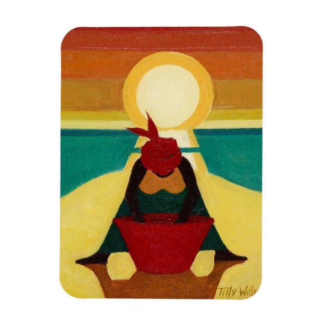 Imán Amanecer africano 2009 (Vertical)