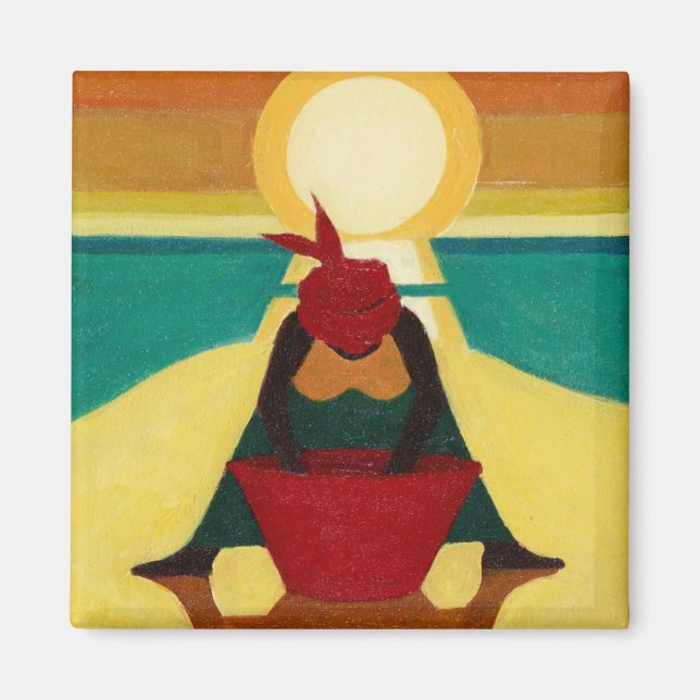 Imán Amanecer africano 2009 (Frente)