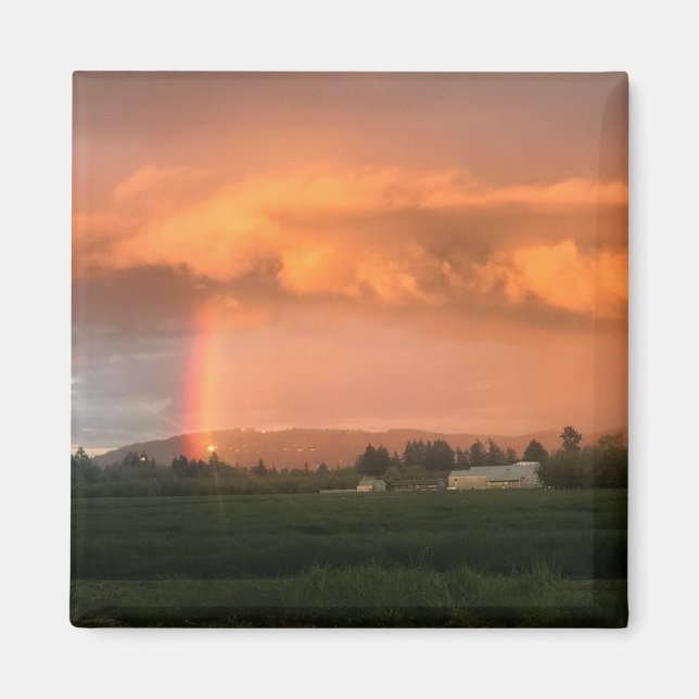 Imán Amanecer arcoiris (Frente)