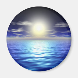 Imán Amanecer azul