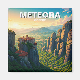 Imán Amanecer de Meteora Grecia