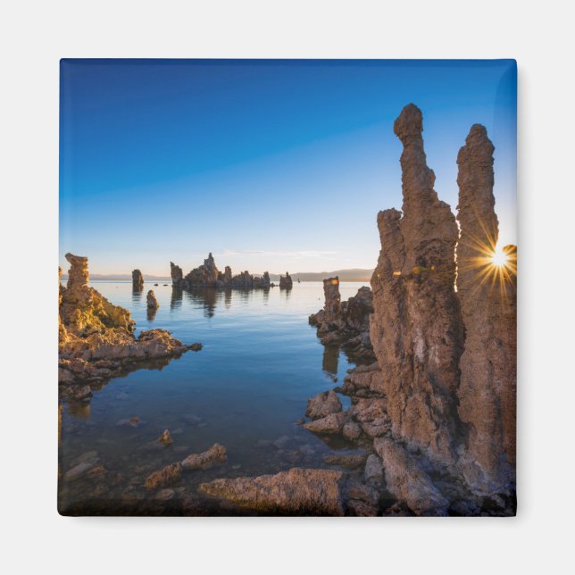 Imán Amanecer en el lago Mono, California (Frente)
