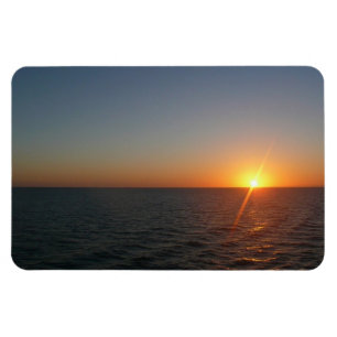 Imán Amanecer en el Mar III Océano Atlántico