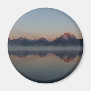 Imán Amanecer en el Parque Nacional Jackson Dam Grand T