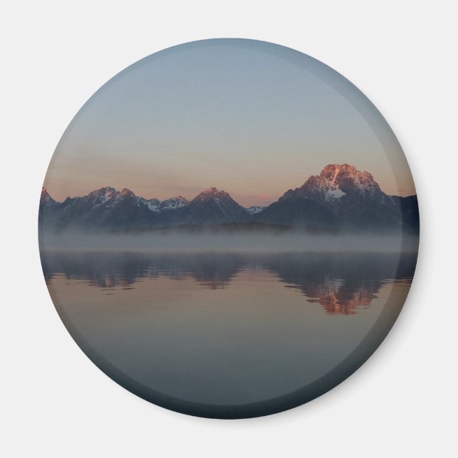 Imán Amanecer en el Parque Nacional Jackson Dam Grand T (Frente)