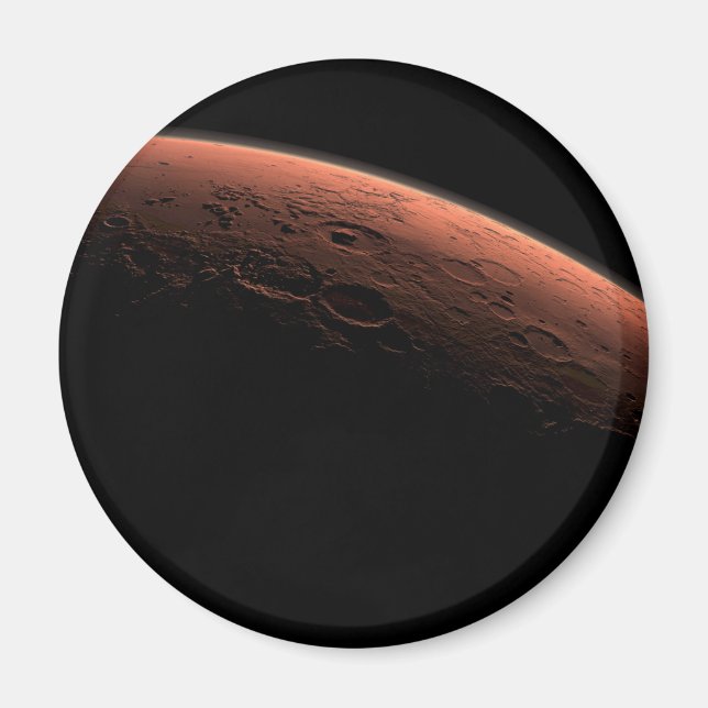 Imán Amanecer en Gale Crater Planet Mars (Frente)