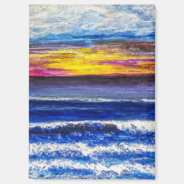 Imán - Amanecer en la Costa (Anverso)