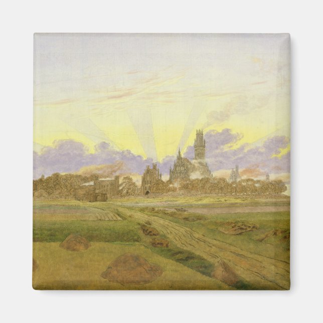 Imán Amanecer en Neubrandenburg (Frente)