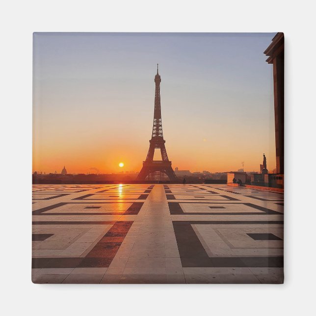 Imán Amanecer en París (Frente)