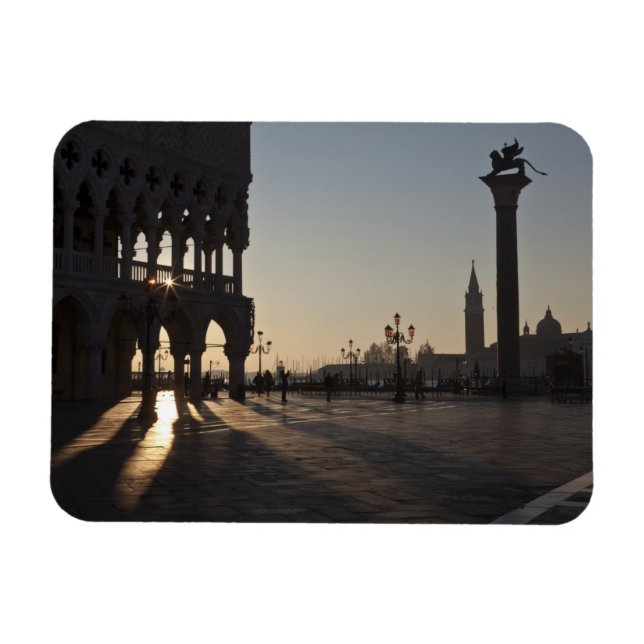 Imán Amanecer en Plaza San Marco (Horizontal)