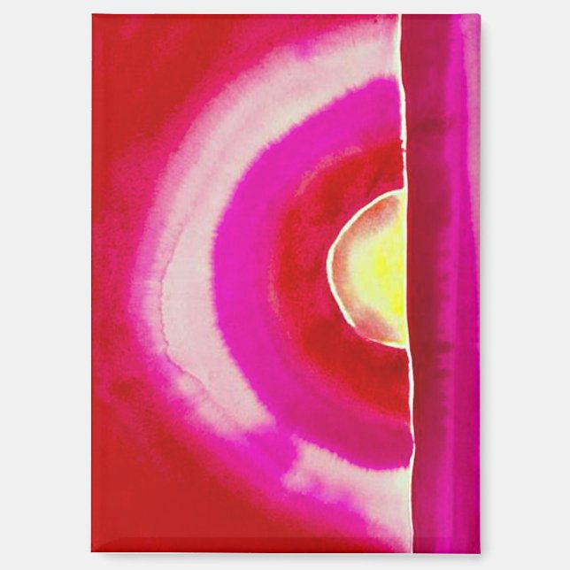 Imán Amanecer, Georgia O'Keeffe,  (Anverso)