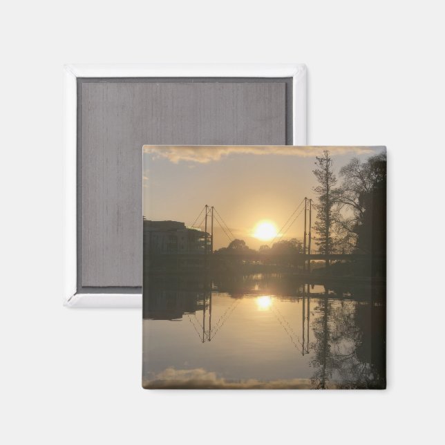 Imán Amanecer Matutino (Anverso/Reverso)