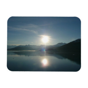 Imán Amanecer por la fotografía del College Fjord Alask