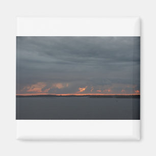 Imán Amanecer sobre el archipiélago sueco.. JPG