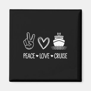 Imán Amante de cruceros - Paz Amor Crucero - Bolsillo C