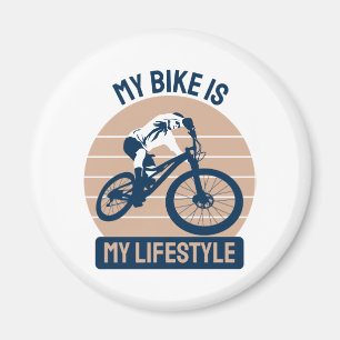 Imán Amante de la Bicicleta - Mi Bici Es Mi Estilo de V