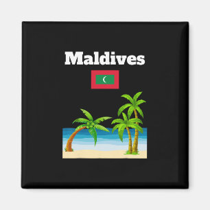 Imán Amante de la playa de Maldivas Viajes Recuerdo Ban