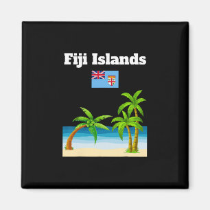 Imán Amante de las Islas Fiji Viaje Souvenir Bandera Fi