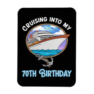 Imán Amante de los Cruceros Navegando hacia mis 70 años