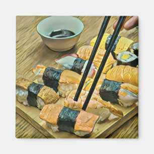 Imán amante del arte en Japón