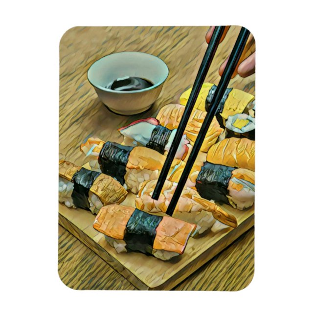 Imán amante del arte en Japón (Vertical)