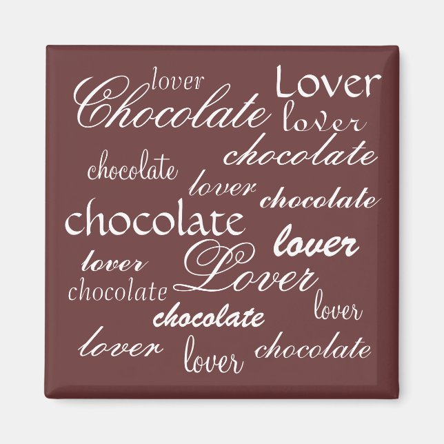 Imán Amante del chocolate (Frente)