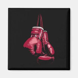 Imán Amante del kickboxing Boxeador Guante de boxeo vin