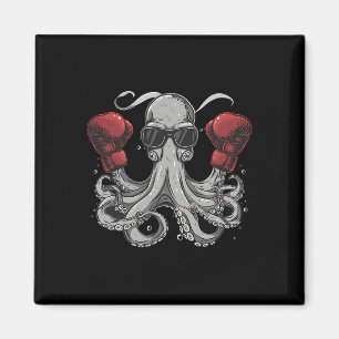 Imán Amante del pulpo de boxeo criatura del mar océano 