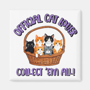 Imán Amante Oficial de Gatos – Colecciónalos Todos