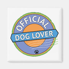 Imán Amante Oficial de Perros   