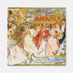 Imán Amantes, Alphonse Mucha
