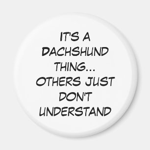 Imán Amantes de Dachshund en Chicagoland