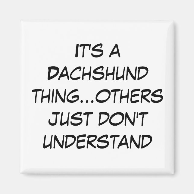 Imán Amantes de Dachshund en Chicagoland (Frente)