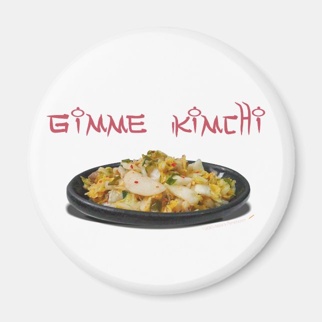 Imán Amantes de Gimme Kimchi Kimchi (Frente)