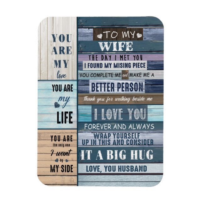 Imán Amantes de la esposa| A Mi Esposa Te Amo El Marido (Vertical)