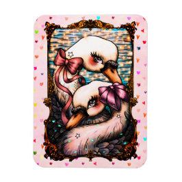 Imán Amantes de los cisnes