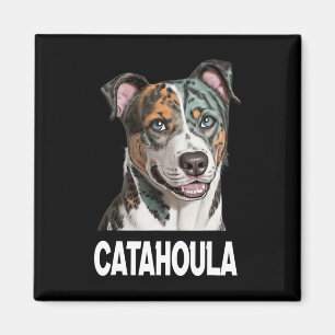 Imán Amantes De Mascotas Del Arte De Perro De Catahoula